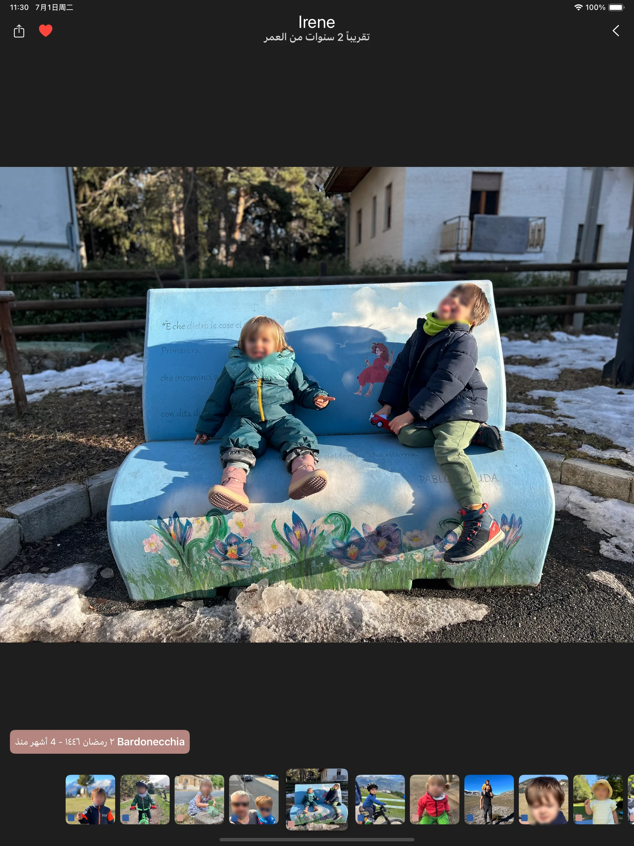 عرض صورة مفضلة واحدة