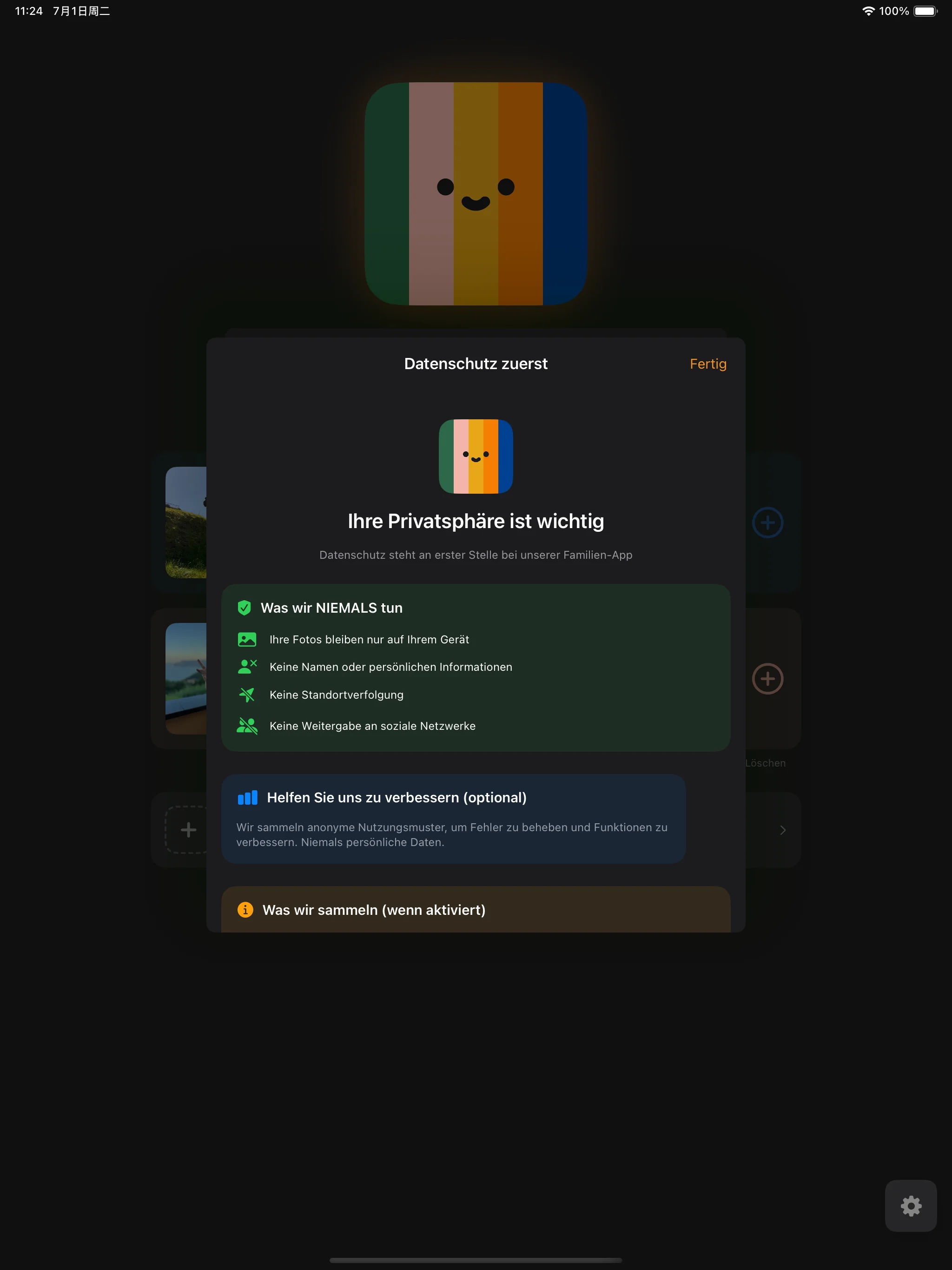 Datenschutzeinstellungen und Kontrollen