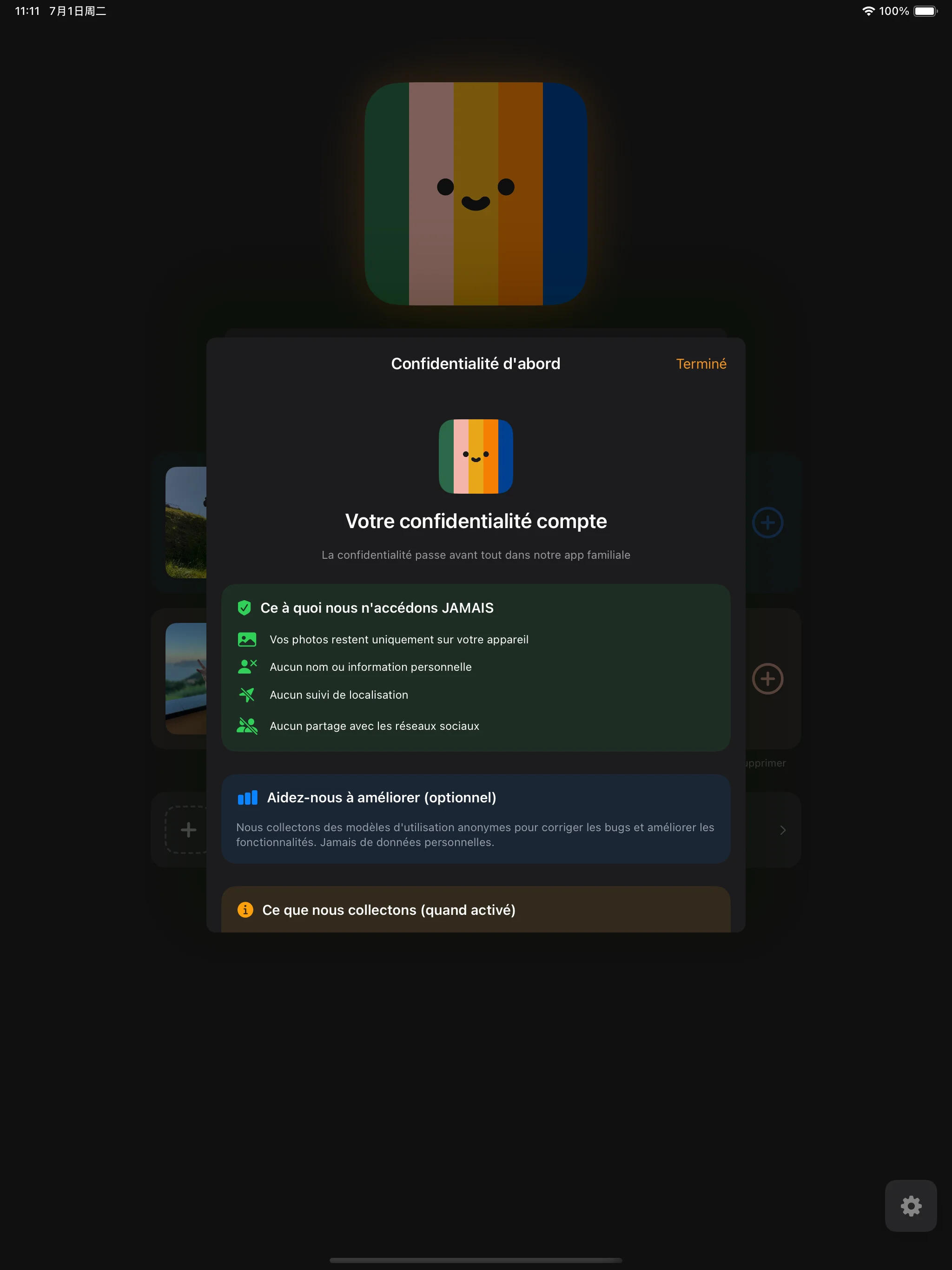 Paramètres et contrôles de confidentialité
