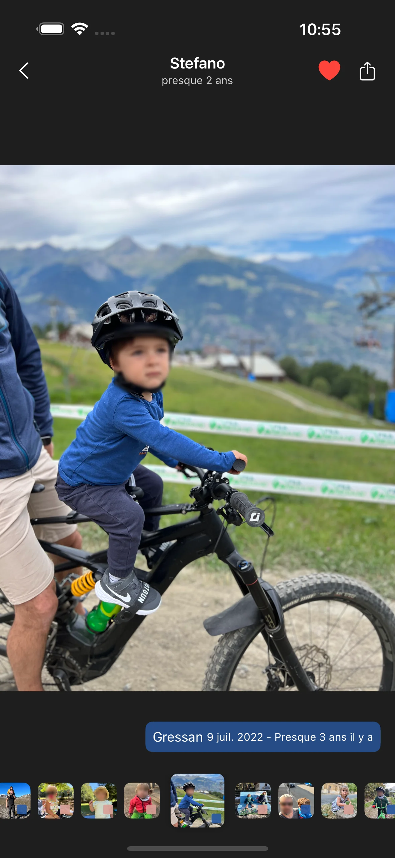 Vue d'une photo favorite