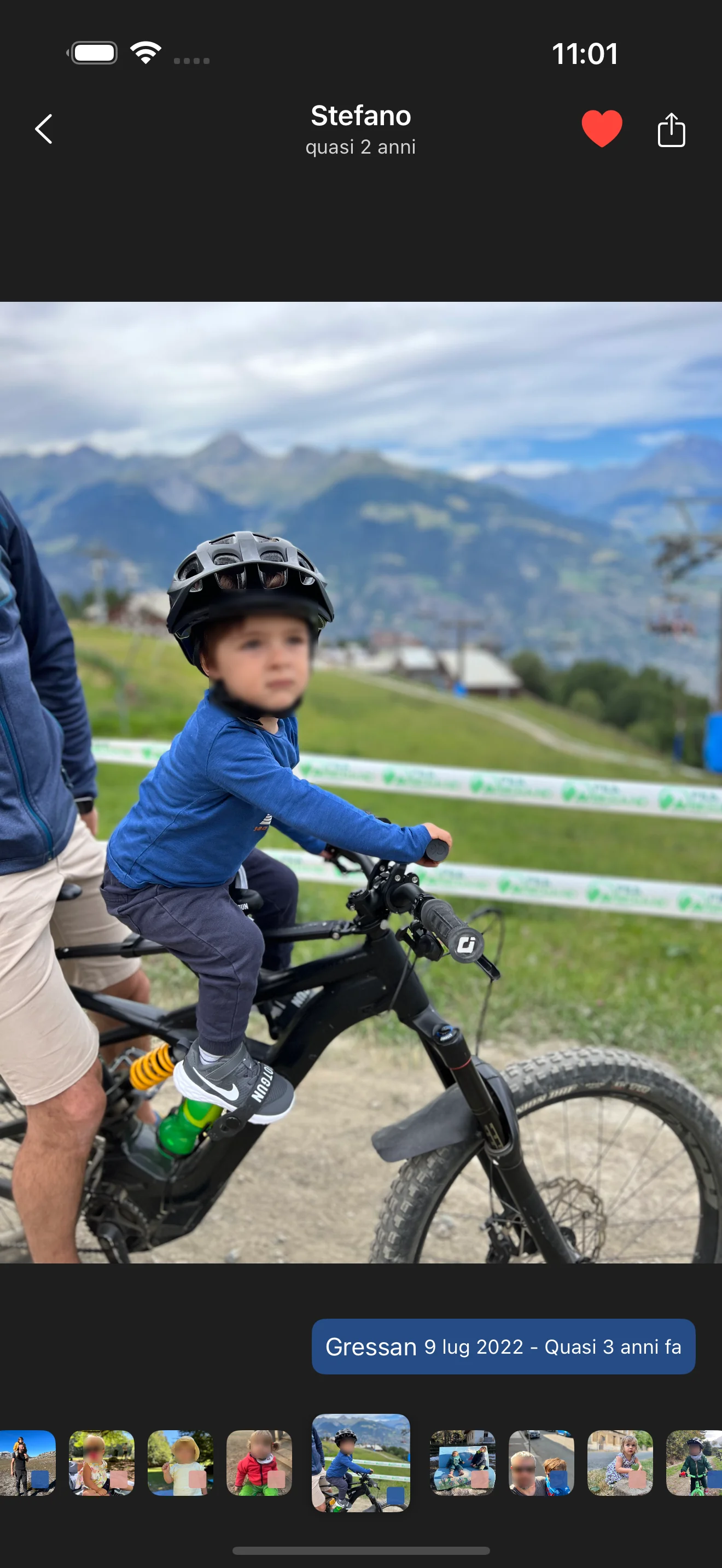 Vista foto preferita singola