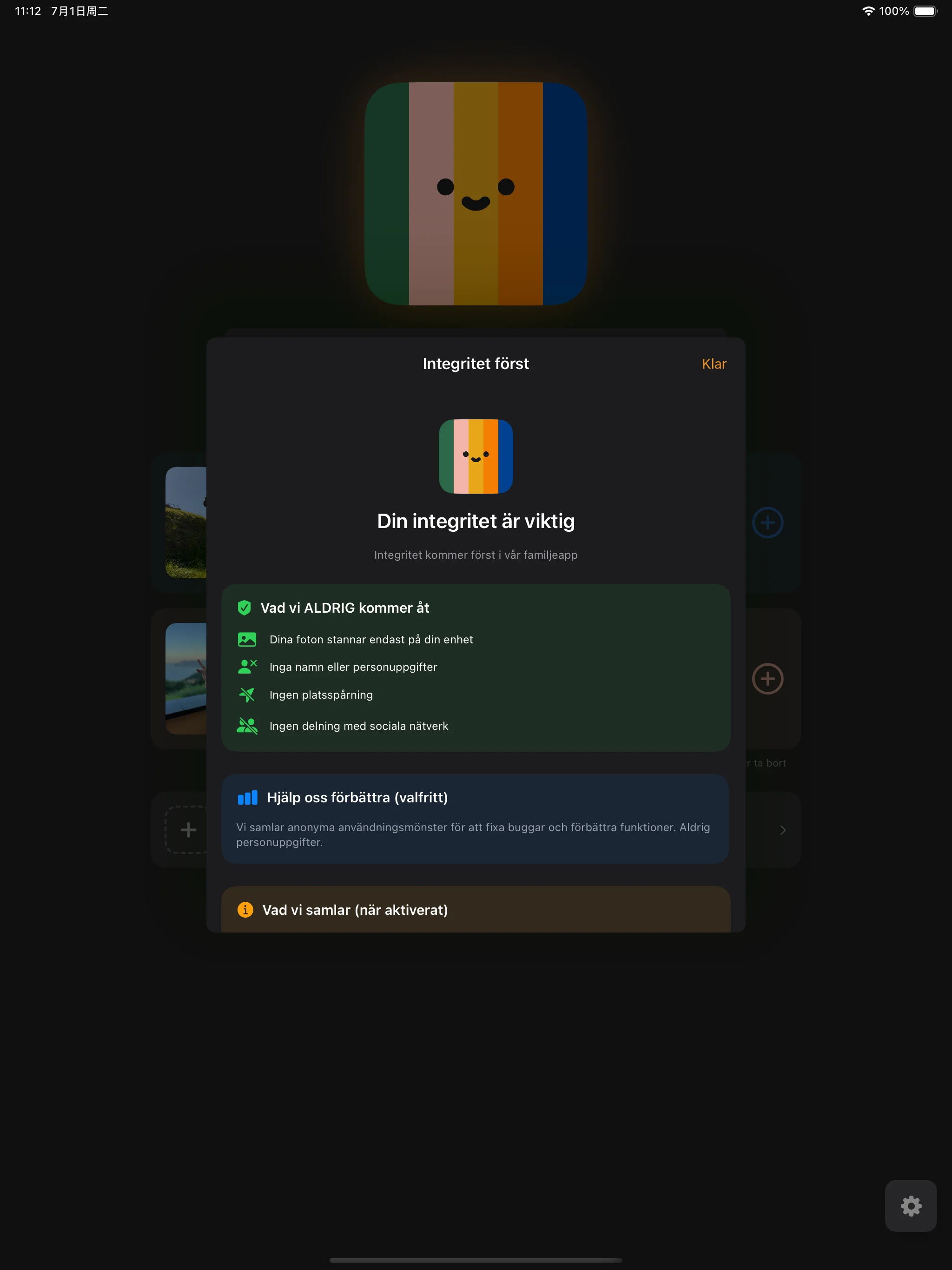 Sekretessinställningar och kontroller